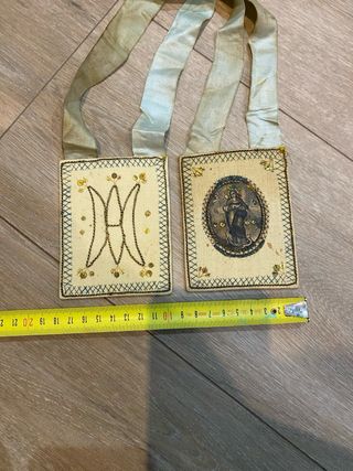 Antiguo escapulario Inmaculada Concepción