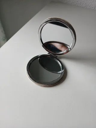 Espejo compacto diseño París flores