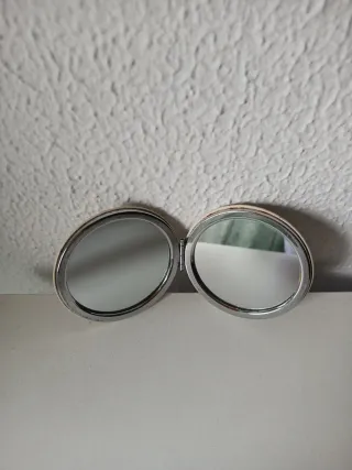 Espejo compacto diseño París flores