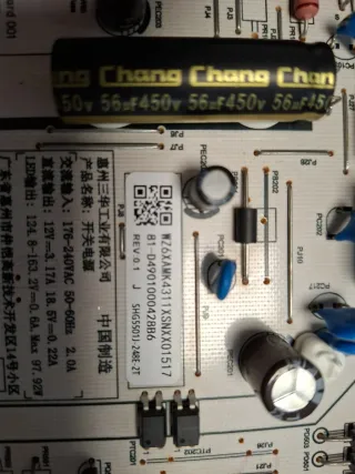 Fuente de alimentacion tv xiomi 65 pulgadas