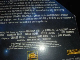 Trilogía Star Wars VHS Guerra de las Galaxias