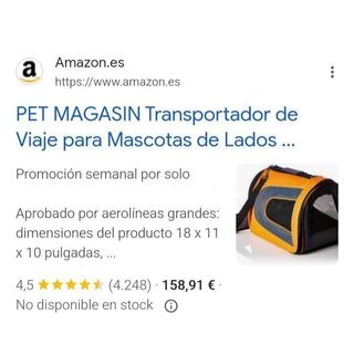 Transportin de Viaje para Mascotas