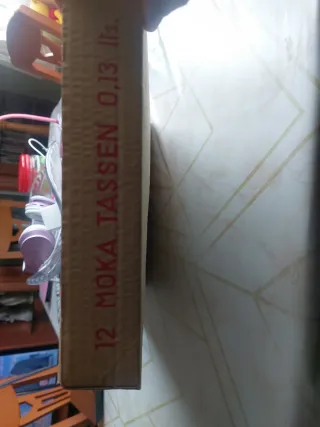 Caja 12 Tazas Café Duralex Cristal