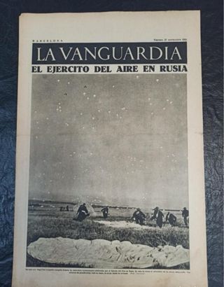 La vanguardia. Barcelona. 27 noviembre de 1936