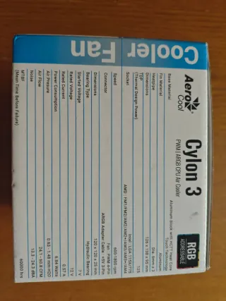 Disipador de CPU Aerocool Cylon 3 RGB