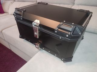 Baúl Moto Aluminio 2 Cascos top case nuevo