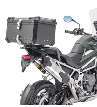 Baúl Moto Aluminio 2 Cascos top case nuevo