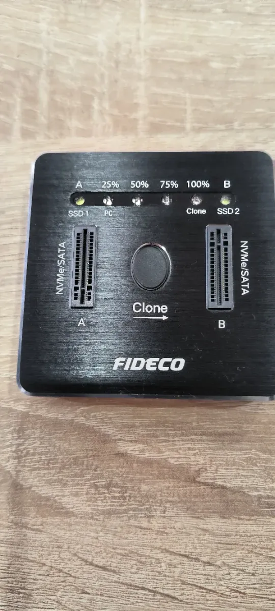 FIDECO M.2 NVMe SATA Docking Station 20Gbps afbeelding 2