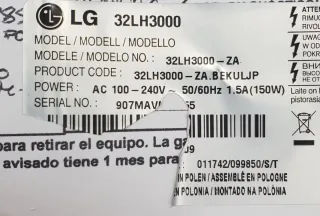 Placa Fuente TV LG 32LH3000-ZA