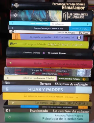 Libros autores españoles