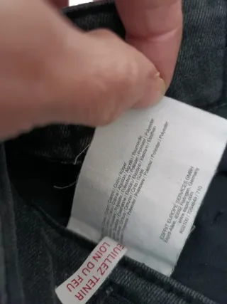 Vaqueros chica EDC by Esprit negros T.176  16 años