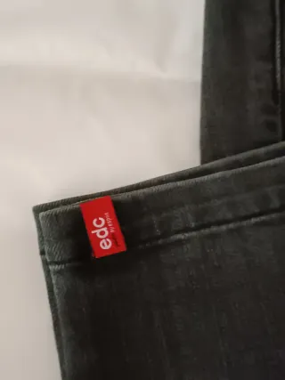 Vaqueros chica EDC by Esprit negros T.176  16 años