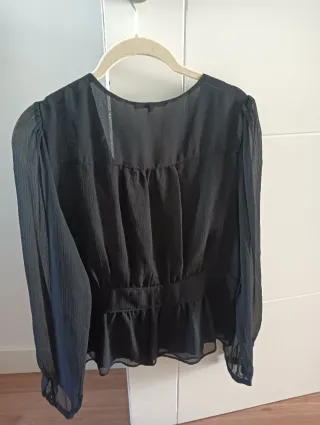Blusa fiesta Pepe Jeans negra