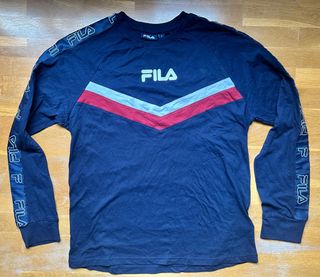 Sudadera Fila azul y roja