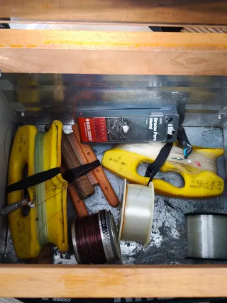 Banco de pesca RIVE más accesorios