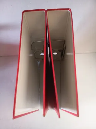 2 Carpetas Rojas con Anillas