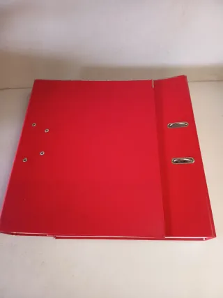 2 Carpetas Rojas con Anillas