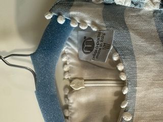 Vestito bimba 12 mesi righe azzurre