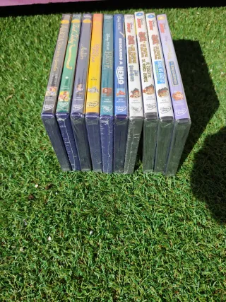 Lote 10 DVDs Disney (Español/Inglés)PRECINTADOS.