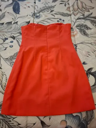 Vestido corto fiesta con pedrería