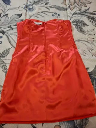 Vestido corto fiesta con pedrería