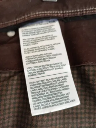 Pantalón térmico C&A marrón chocolate W42