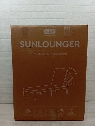 Tumbona Keter Jaipur negra