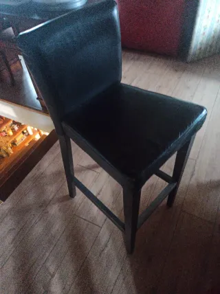 Silla alta piel Ikea