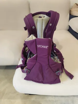 Mochila Portabebés Stokke Morada