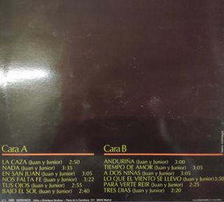 Vinilo Juan y Junior y Cecilia