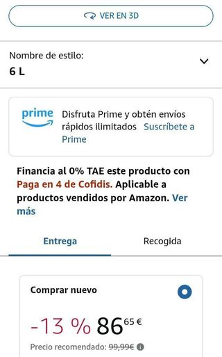 Olla a presión 6 l Tefal Secure 5 Neo