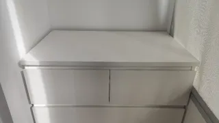 Cómoda MALM 6 cajones IKEA Blanca