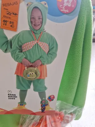 Disfraz Rana 5-7 años