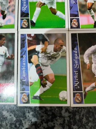 Lote cromos Real Madrid Mundicromo 2003