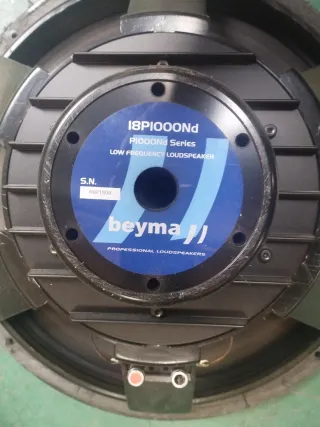 Altavoz Beyma 18p1000nd