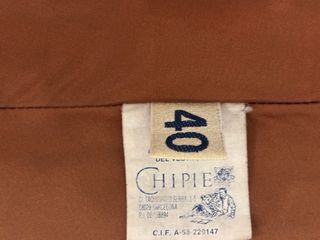 Falda de piel marrón talla 40