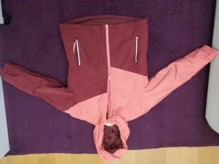 Cazadora nieve niña rosa y morada talla 6-8