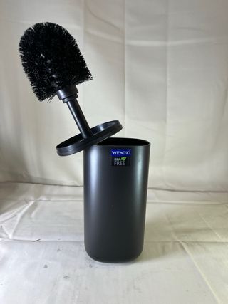 Portacepillos Wenko Davos Negro Mate