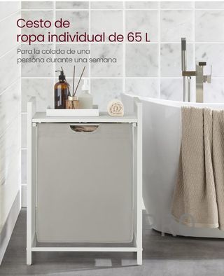 Cesto para la colada extraíble - Songmics