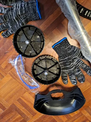 Desbrozadora con ruedas (sin baterías)