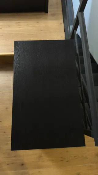 Cómoda IKEA MALM 3 cajones 80x78 negro-marrón