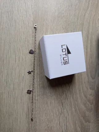 Pulsera Lotus Plata Corazón Estrella Trébol