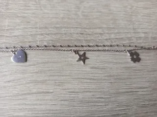 Pulsera Lotus Plata Corazón Estrella Trébol