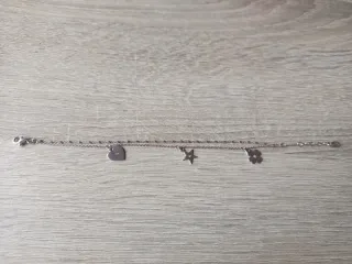 Pulsera Lotus Plata Corazón Estrella Trébol