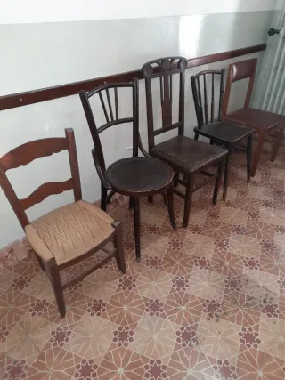 Pack 26 Sillas Madera y Tela