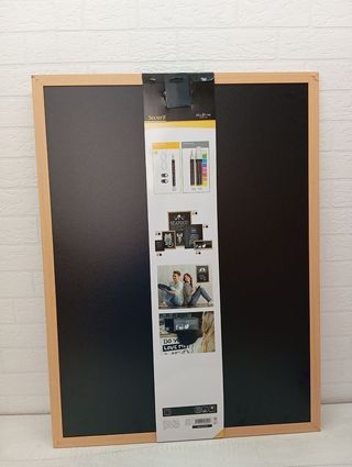 Pizarra Woody 80x60cm - pizarra de pared