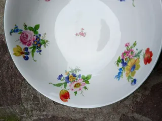 Piatto Limoges floreale