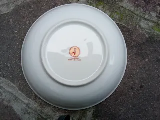 Piatto Limoges floreale