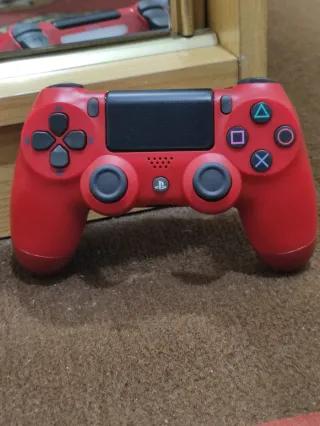 MANDO PS4 DE COLOR ROJO
