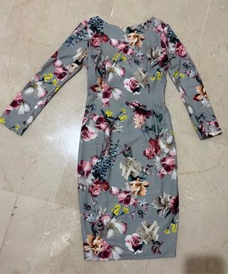 Vestido de fiesta estampado floral